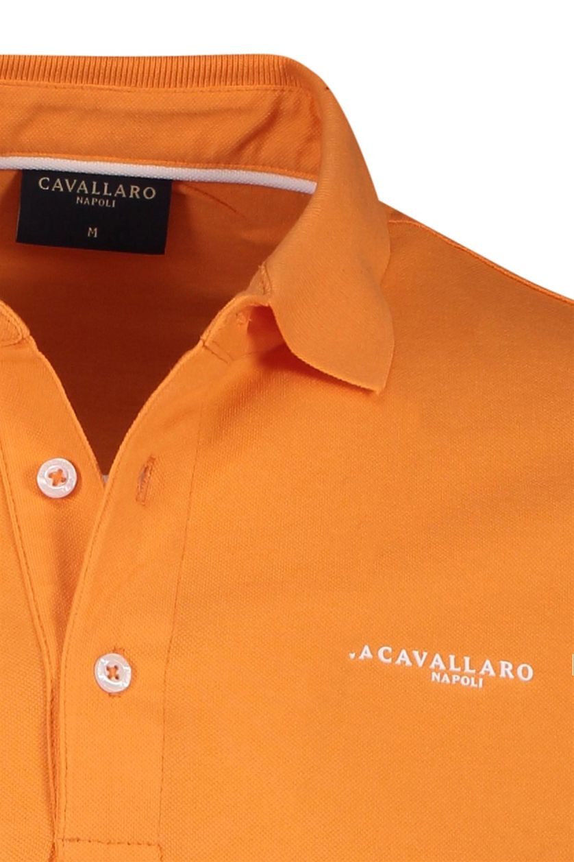 Cavallaro polo korte mouwen Regular Fit oranje