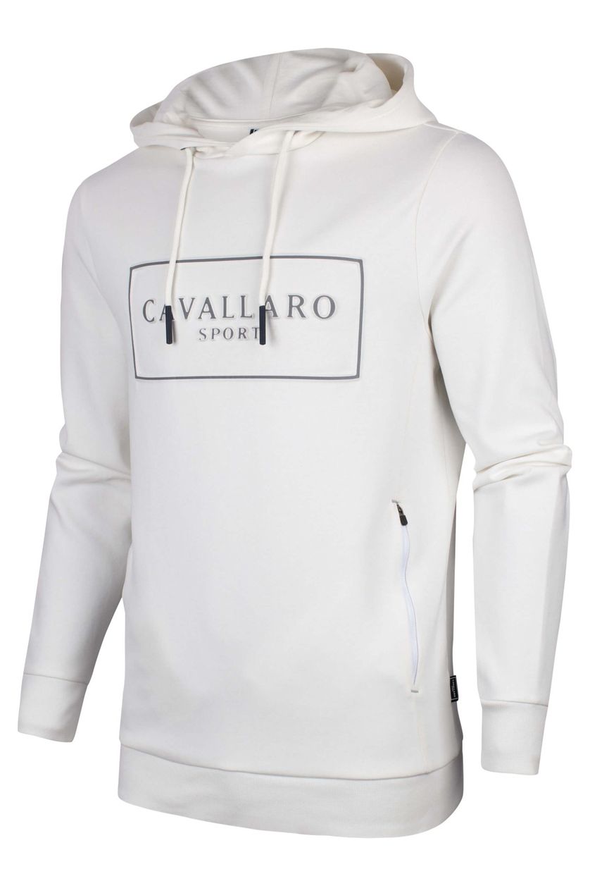 Witte hoodie Cavallaro Sport