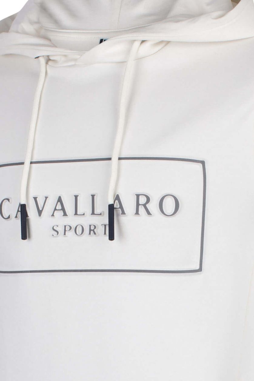Witte hoodie Cavallaro Sport