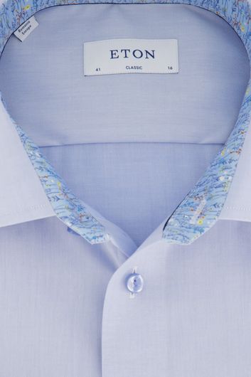 Overhemd Eton Classic Fit lichtblauw