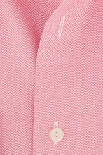 Eton overhemd Classic gemeleerd roze