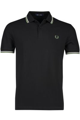 Fred Perry Polo Fred Perry zwart met groen witte details