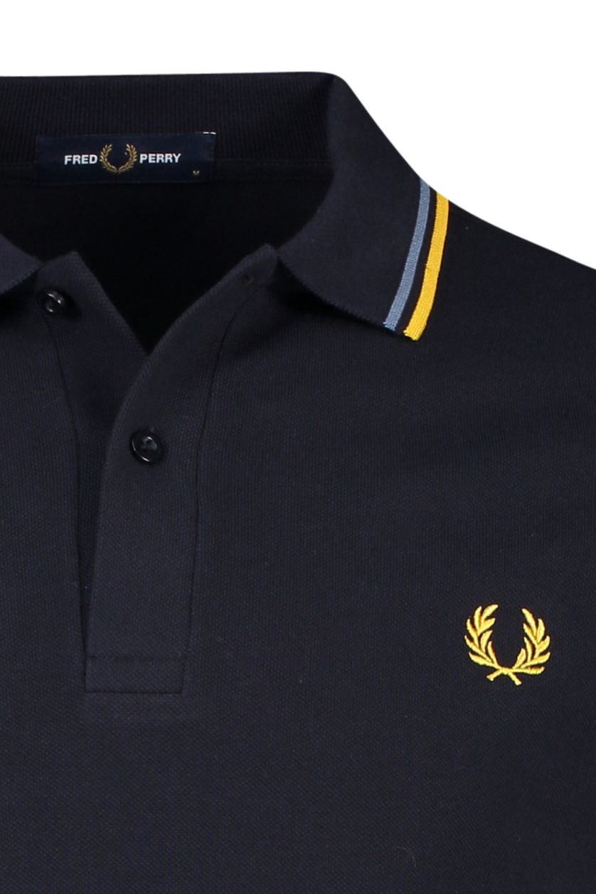 Fred Perry poloshirt donkerblauw