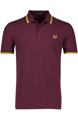 Fred Perry Heren polo bordeaux Fred Perry