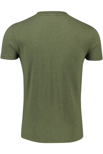 Superdry t-shirt gemeleerd groen