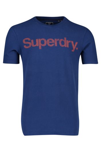 Superdry t-shirt met logo navy