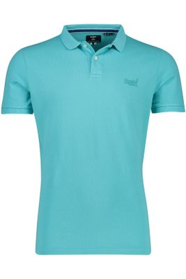 Superdry Heren polo blauw Superdry
