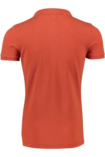 Poloshirt Superdry oranje