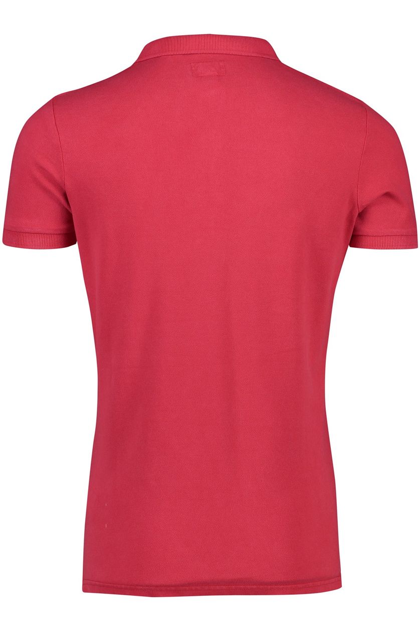Superdry polo met logo rood