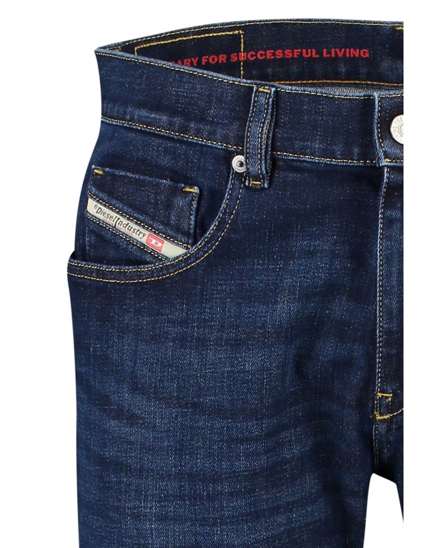 Spijkerbroek Diesel d-strukt donkerblauw