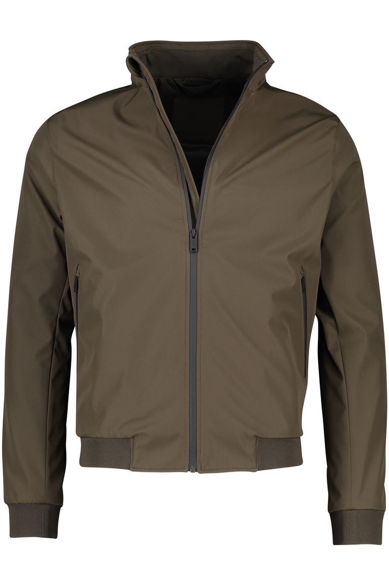 Portofino zomerjas groen normale fit katoen