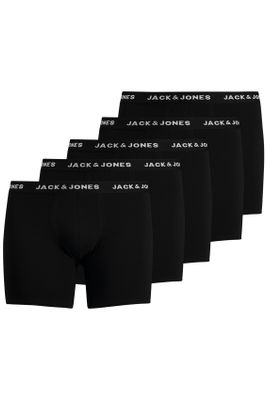 Jack & Jones Jack & Jones boxershorts 5-pack zwart katoen