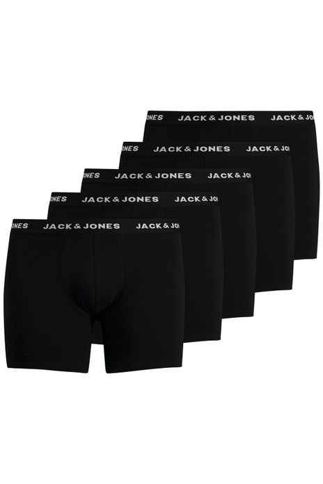 Jack & Jones boxershorts 5-pack zwart katoen