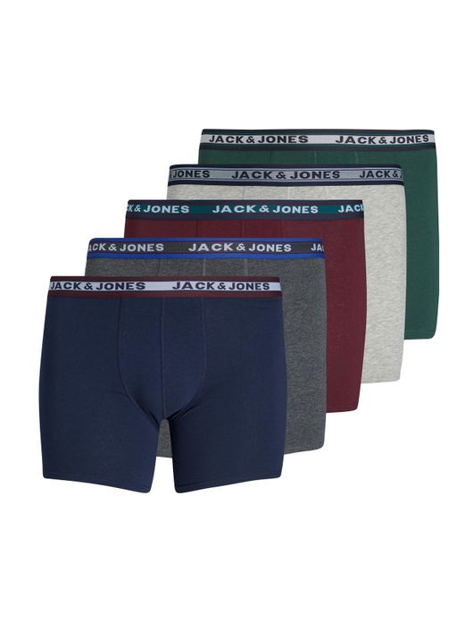 Jack & Jones boxershort blauw effen