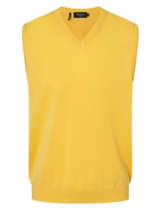 Slipover heren geel Maerz
