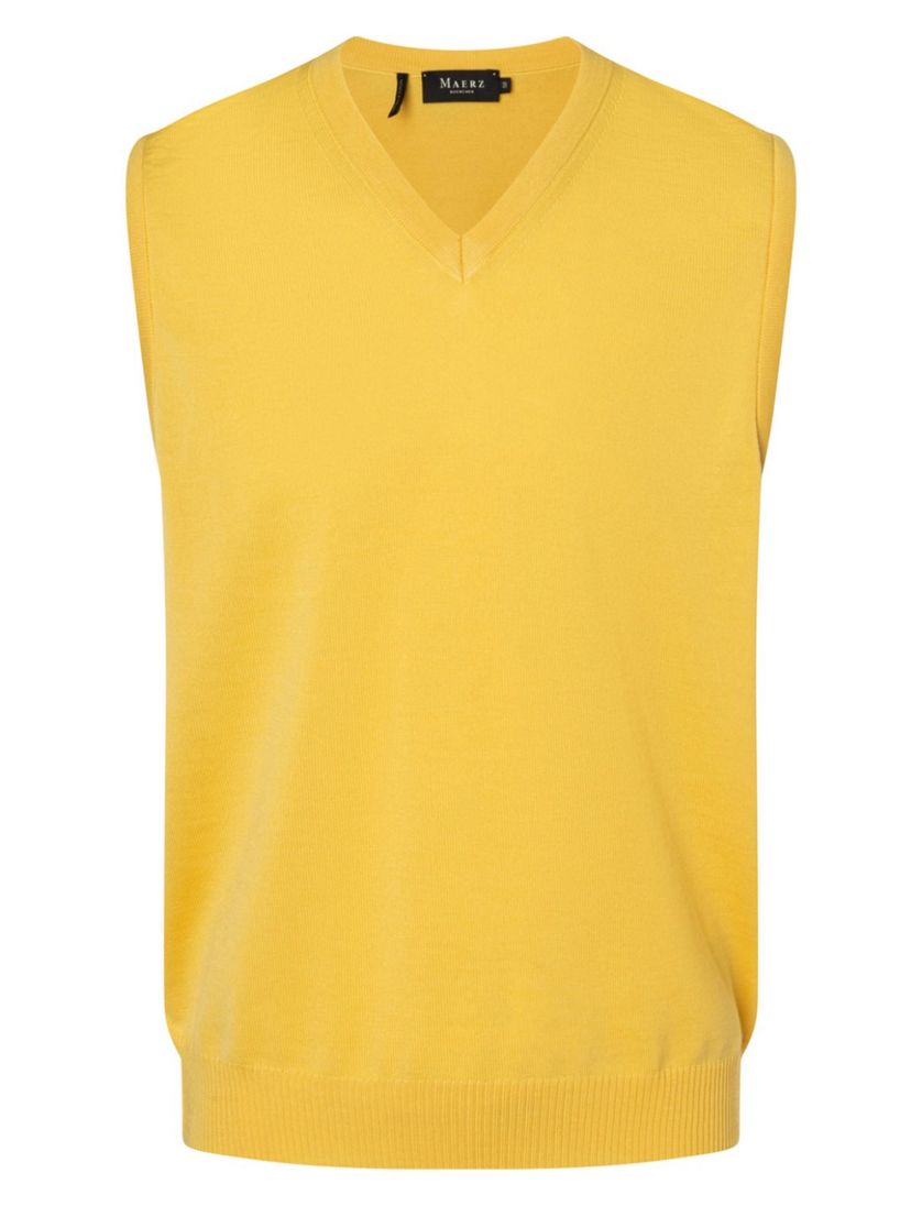 Slipover heren geel Maerz