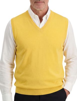 Maerz Slipover heren geel Maerz