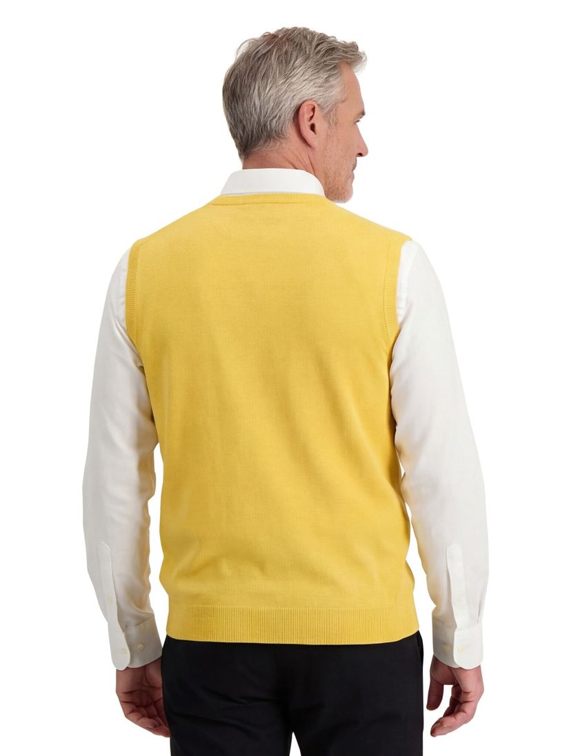 Slipover heren geel Maerz