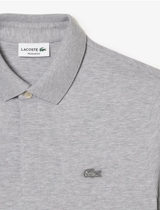 Lacoste poloshirt Regular Fit grijs
