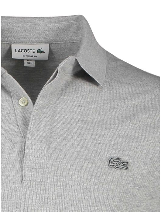 Lacoste poloshirt Regular Fit grijs