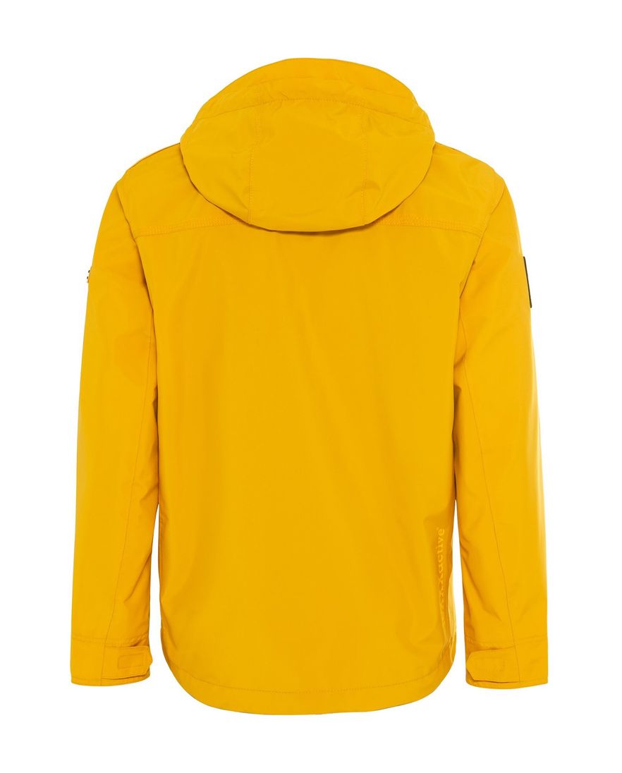 Camel Active jas met capuchon geel