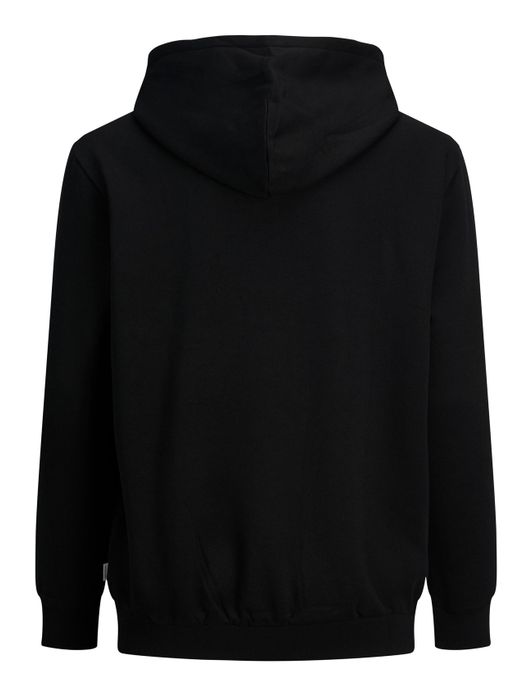 sweater Jack & Jones zwart geprint katoen hoodie