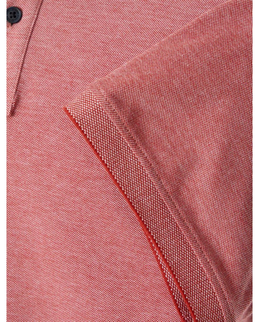 Casa Moda polo oranje gemeleerd