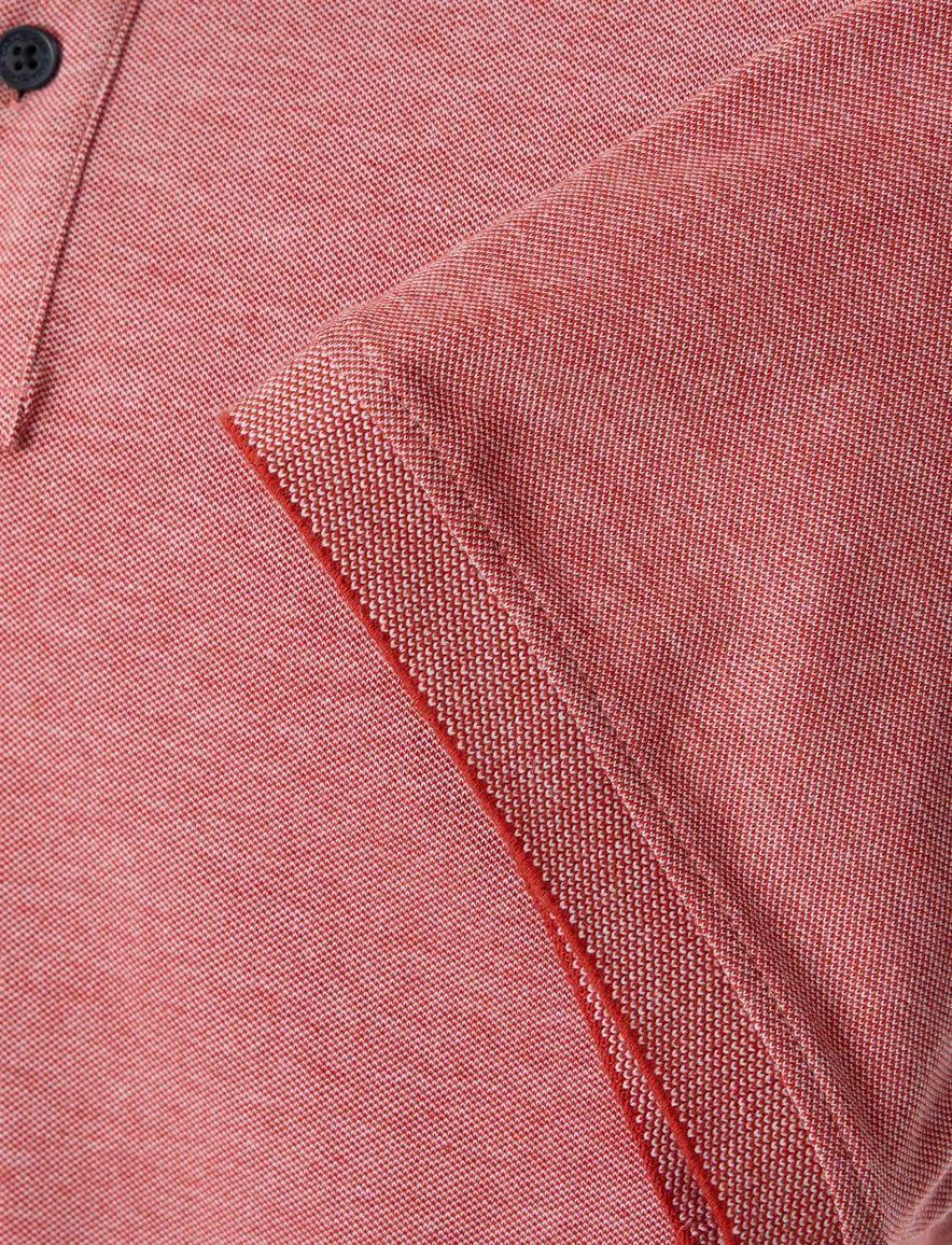 Casa Moda polo oranje gemeleerd