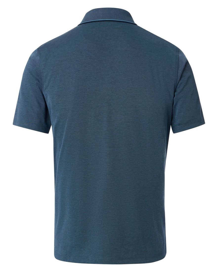 Casa Moda poloshirt korte mouw effen donkerblauw