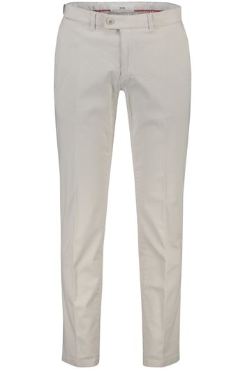 Brax Brax katoenen broek Felix beige effen katoen