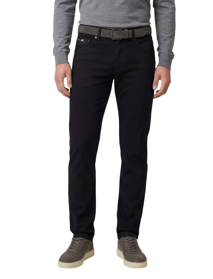 broek Vanguard zwart effen katoen V850