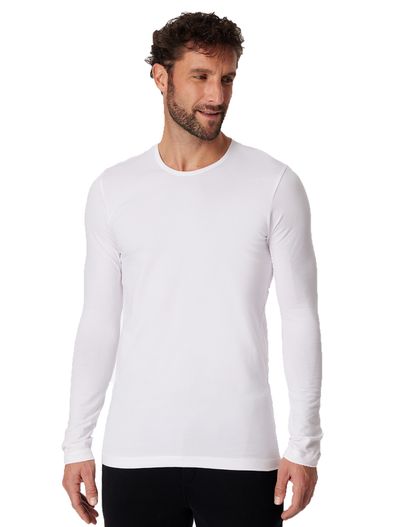 Schiesser Ondershirt Schiesser 95\5 wit slim fit