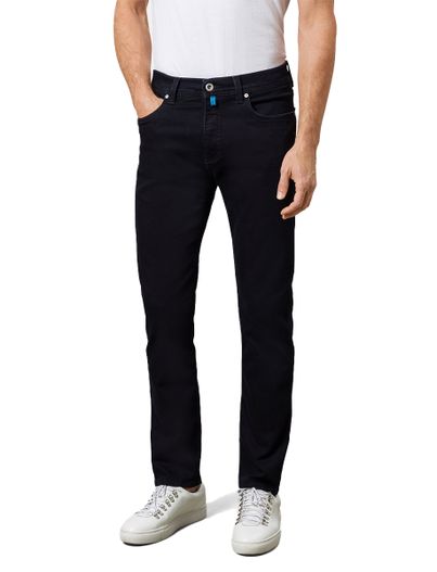 Pierre Cardin Pierre Cardin Future Flex Lyon Tapered 5-pocket donkerblauw