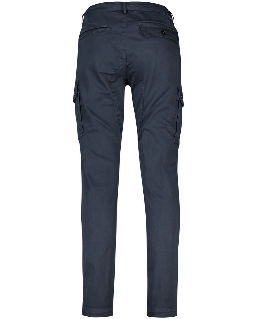 Replay cargo broek donkerblauw Slim Fit model Jaan