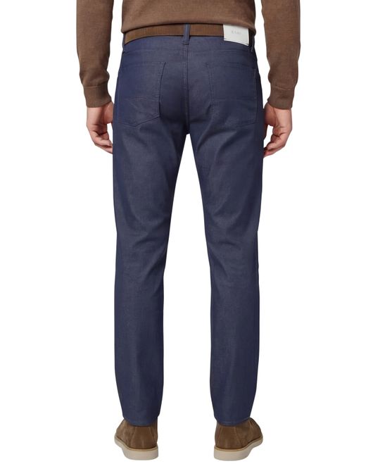 katoenen broek Brax blauw effen katoen