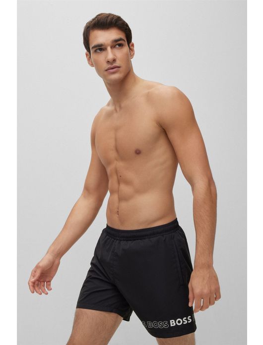 zwembroek Hugo Boss zwart effen