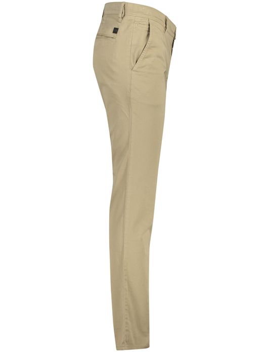 katoenen broek Hugo Boss beige effen katoen
