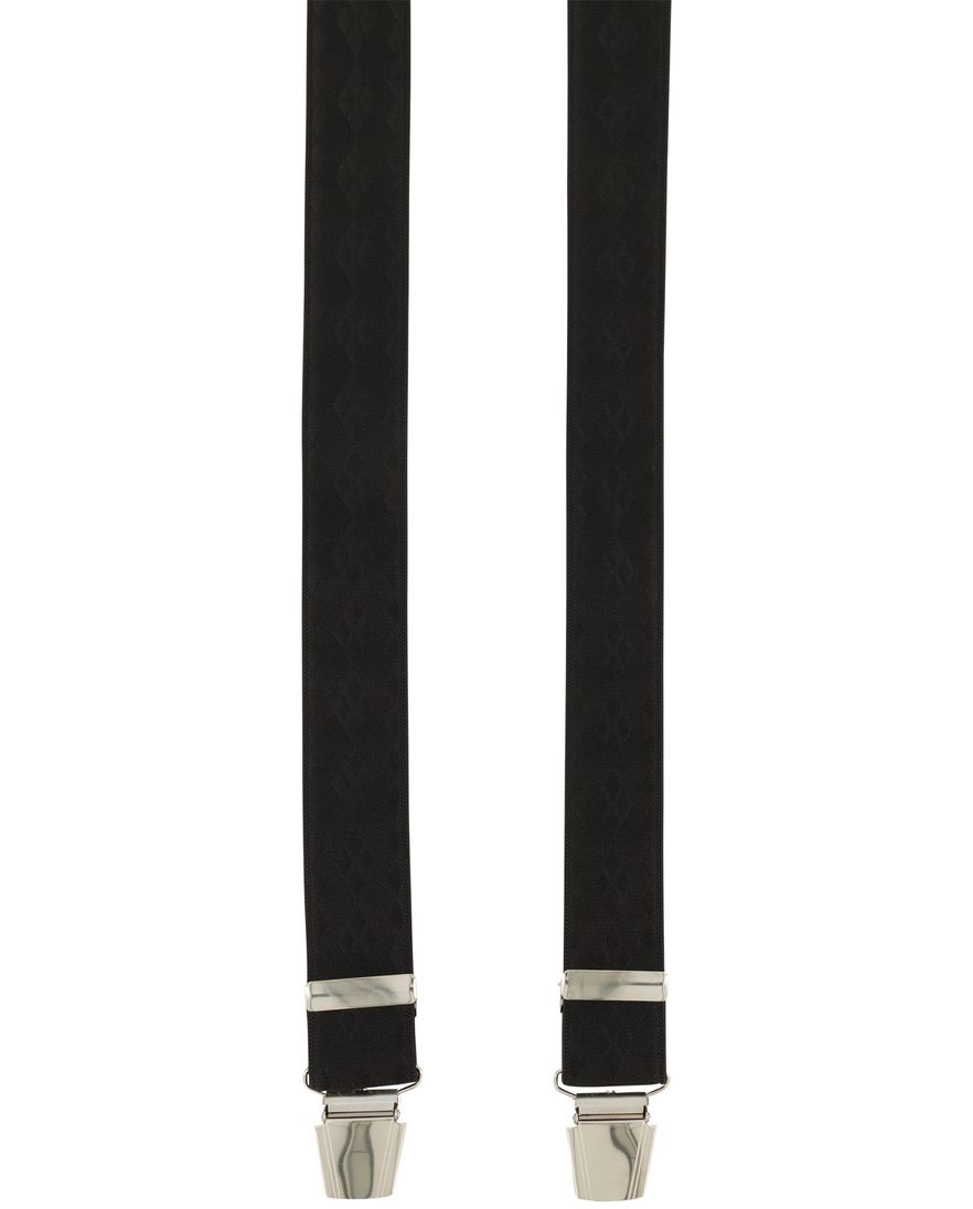 Zwarte Lindenmann bretels effen