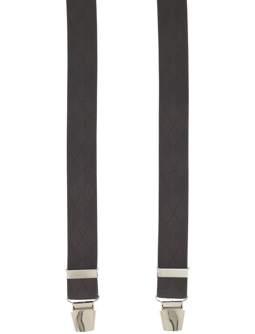 Lindenmann bretels grijs met print