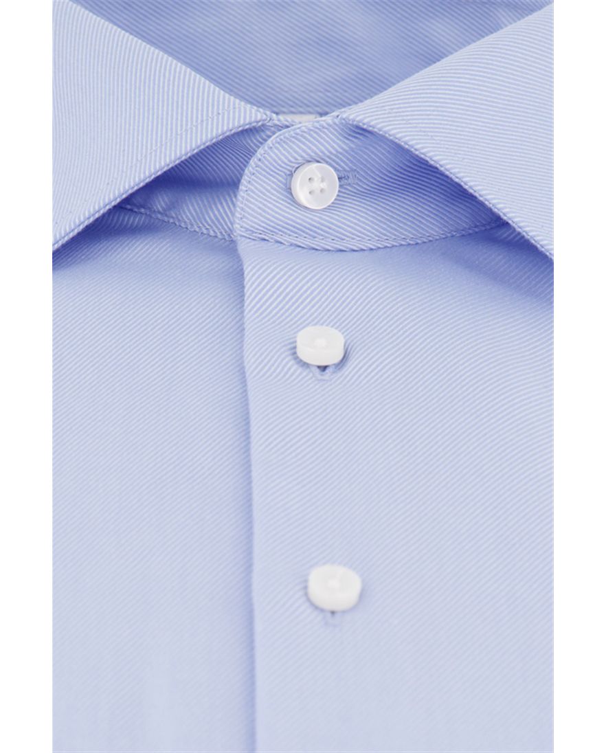 Seidensticker business overhemd Regular normale fit lichtblauw geprint