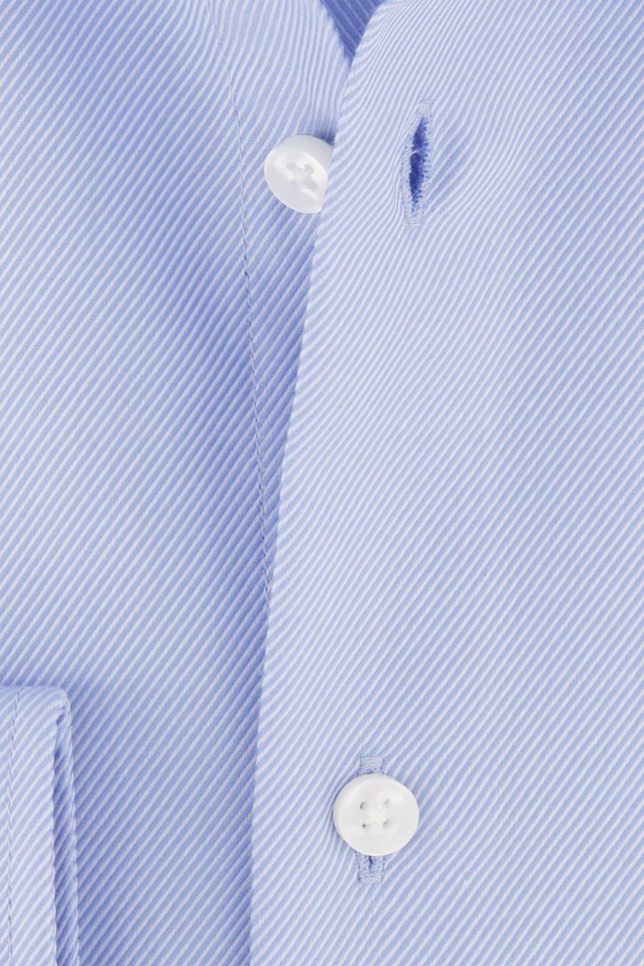 Overhemd Seidensticker lichtblauw borstzak