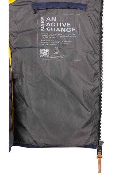 Camel Active jas donkerblauw gewatteerd