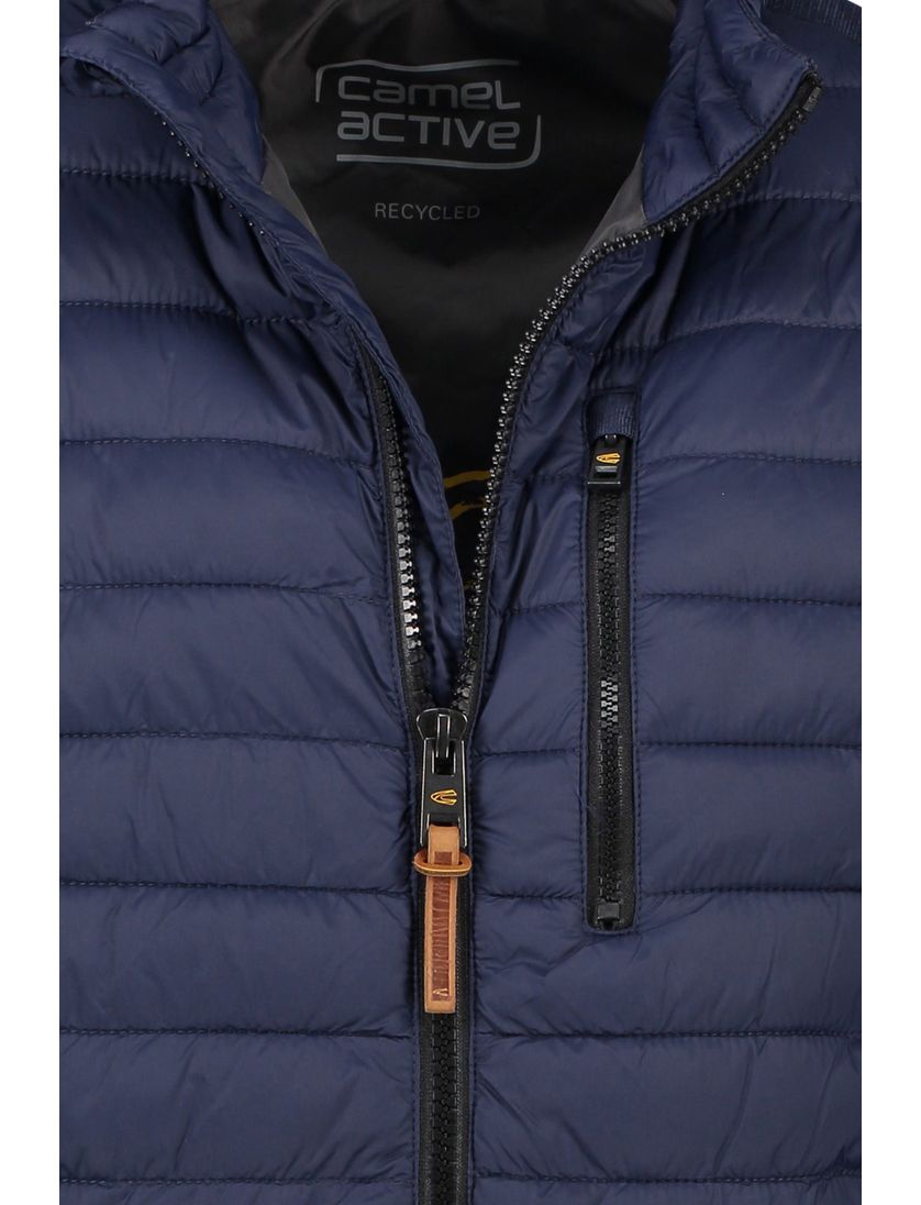 Camel Active jas donkerblauw gewatteerd