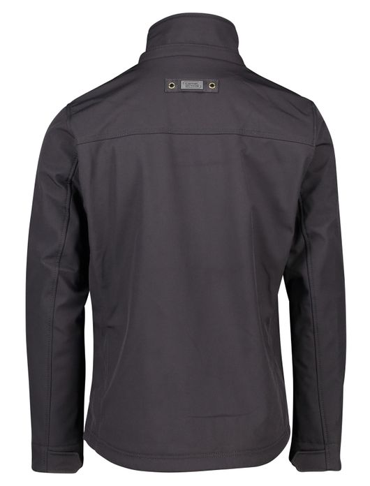Camel Active softshell jas zwart afneembare capuchon