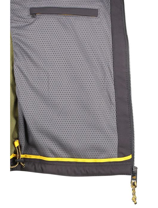 Camel Active softshell jas zwart afneembare capuchon