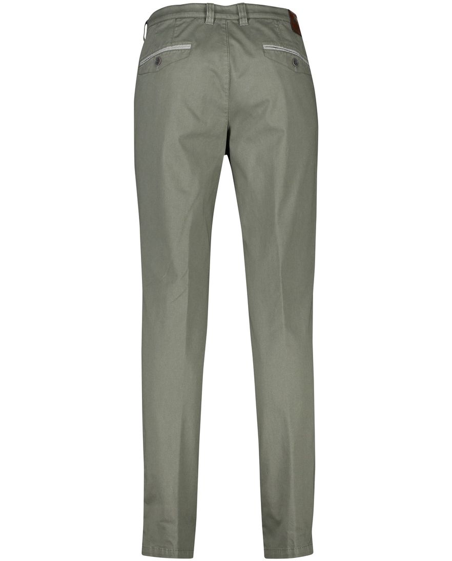 Meran chino M.E.N.S. olijfggroen met stretch modern fit
