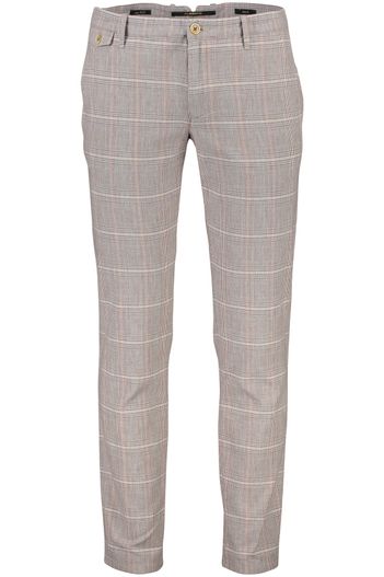 Alberto Alberto chino rood beige geruit