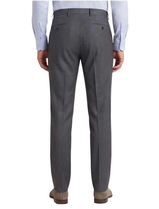 Digel smoking pantalon zwart effen wol