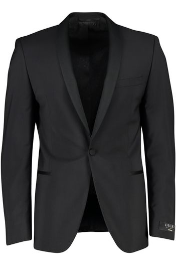 Digel Digel colbert smoking zwart effen wol normale fit Juan