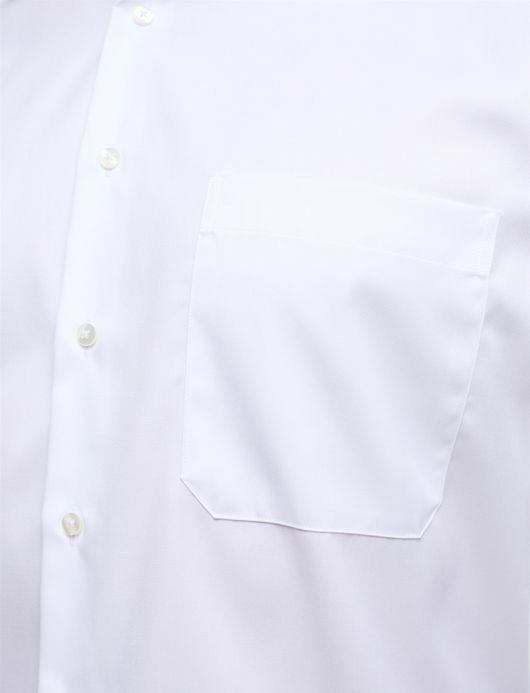 Eterna overhemd mouwlengte 7 wijde fit wit